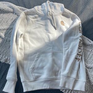 White carhartt hoodie